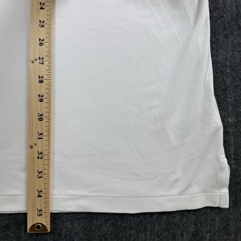 Polo Ralph Lauren Men's Polo Shirt 4XLT Big Tall White Navy Trim Pony